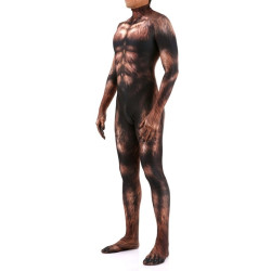 CosplayDogs Combinaison Cosplay Loup-Garou Werewolf Marron
